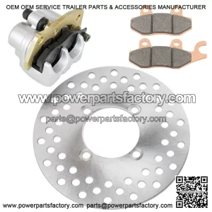 For Yamaha Grizzly 700 YFM700 4x4 2007-26 Front Left Brake Caliper With Disc Rotor