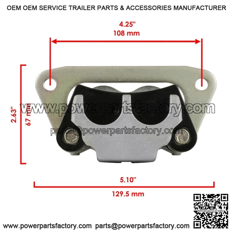 For Polaris RZR 800 2008 2009 / RZR S 800 2009 Front Left Brake Caliper With Disc - Image 2