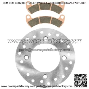 For Honda CRF250R CRF250X 2004-2007 Front and Rear Brake Disc Set With Sintered Pads
