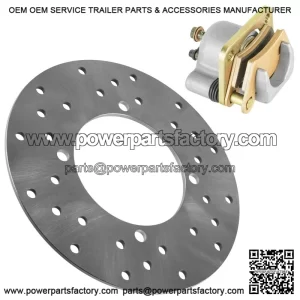 Fits Yamaha YFZ450X 2010 2011 Front and Rear Brake Disc Rotor With Brake Pads