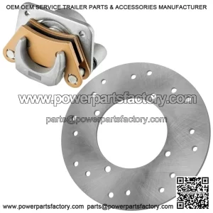 For Polaris Ranger 500 2x4 2006 2007 Rear Left Brake Caliper With Disc With Pads