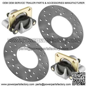 For Polaris Ranger 500 2x4 4x4 2006 2007 Rear Left Right Brake Caliper With Disc