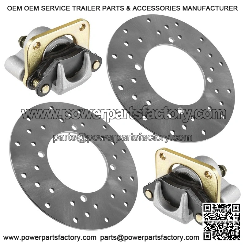 For Polaris Ranger 500 2x4 4x4 2006 2007 Rear Left Right Brake Caliper With Disc