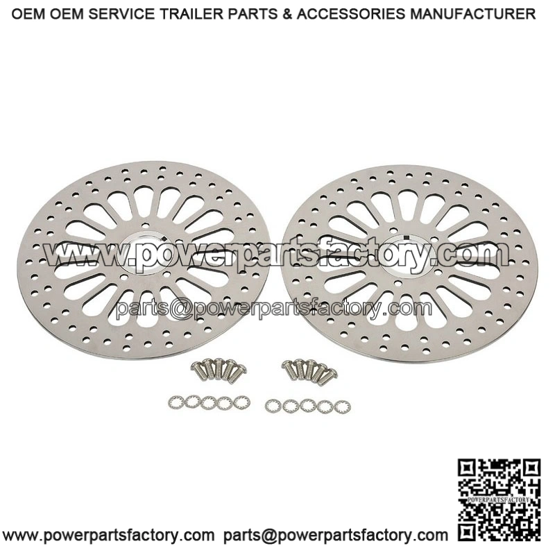 Front Brake Rotors Super Spoke High Polished ?C 11.5" 2pcs for Harley Touring Dynas