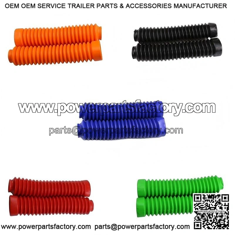Universal Motorcycle Front Rubber Fork Boots ?C Shock Absorber Dust Cover (2x)