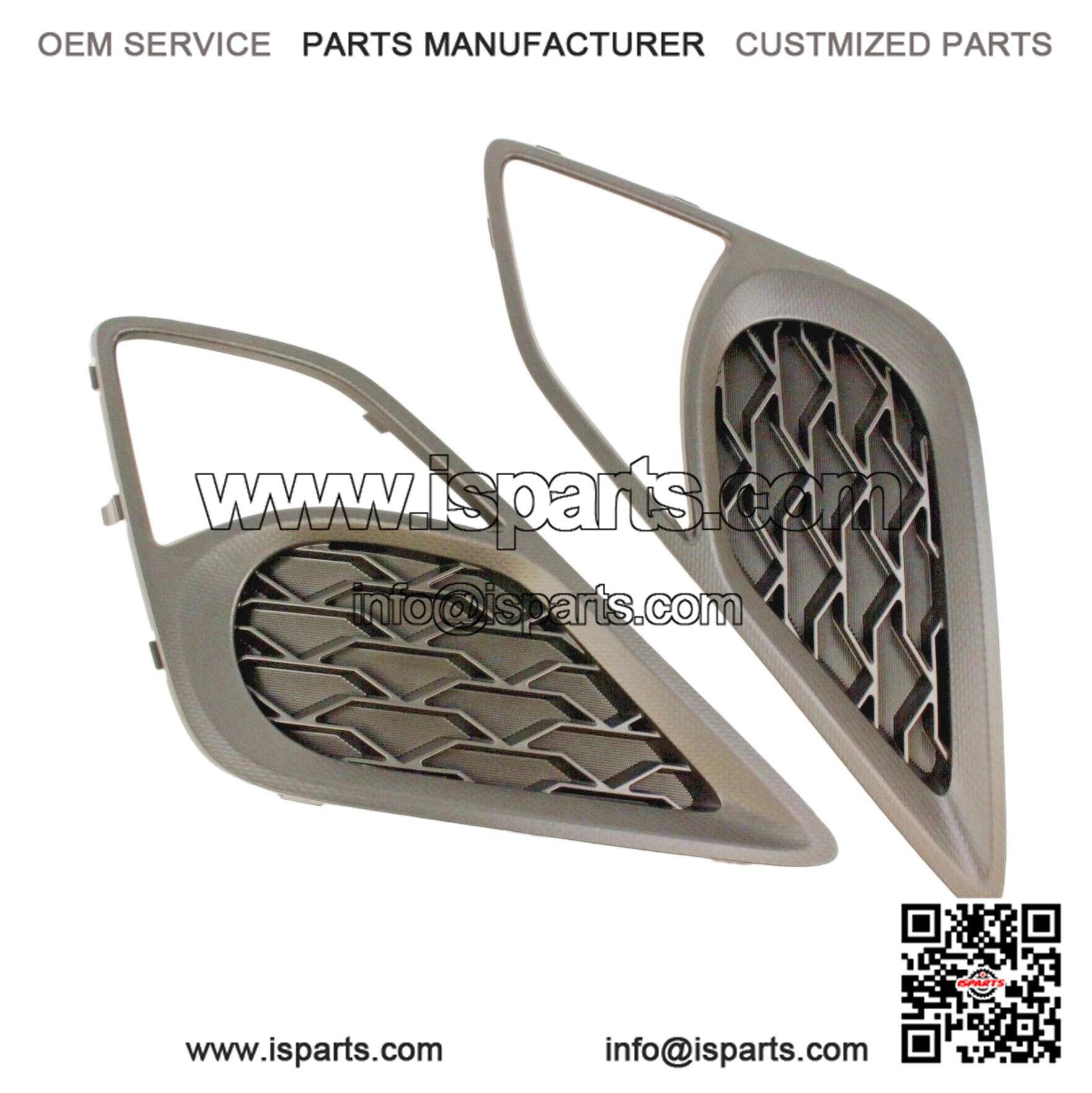 Set of 2 Bumper Hole Cover SU003-01517 & SU003-01516 for TOYOTA SCION FR-S ZN6 (13-16)