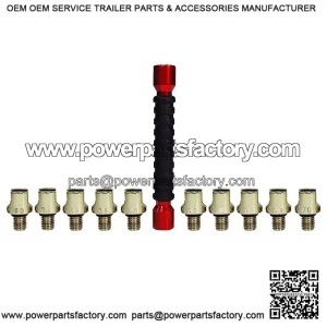 11 Piece Motorcycle Wheel Spoke Wrench Set Tool