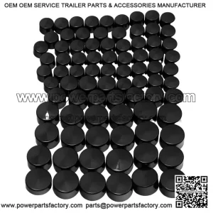 Engine Bolt Cap Cover Kit ?C Black 83pcs for Harley Davidson Touring Twin Cam