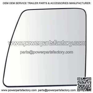 Heated Driver Side Mirror Glass with Backing Plate - Compatible with 2012-2021 Nissan NV1500, 2012-2018 NV2500, NV3500