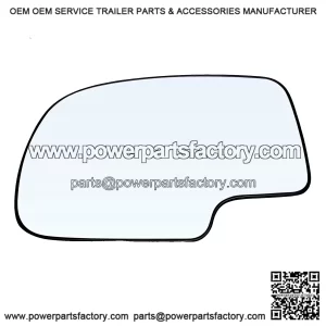Non-Heated Manual Driver Side Mirror Glass - Compatible with Chevy Silverado, Tahoe, Suburban, Avalanche; GMC Sierra, Yukon; Cadillac Escalade, Escalade ESV/EXT