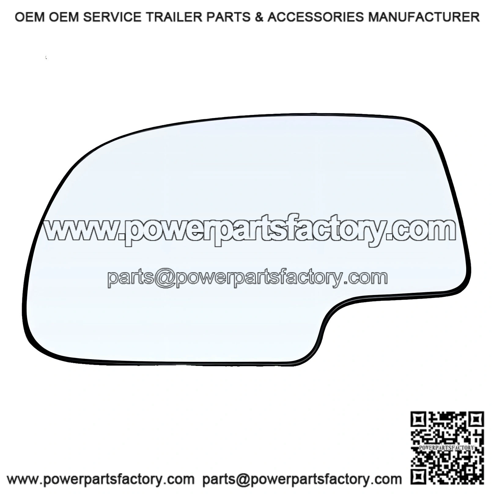 Non-Heated Manual Driver Side Mirror Glass - Compatible with Chevy Silverado, Tahoe, Suburban, Avalanche; GMC Sierra, Yukon; Cadillac Escalade, Escalade ESV/EXT