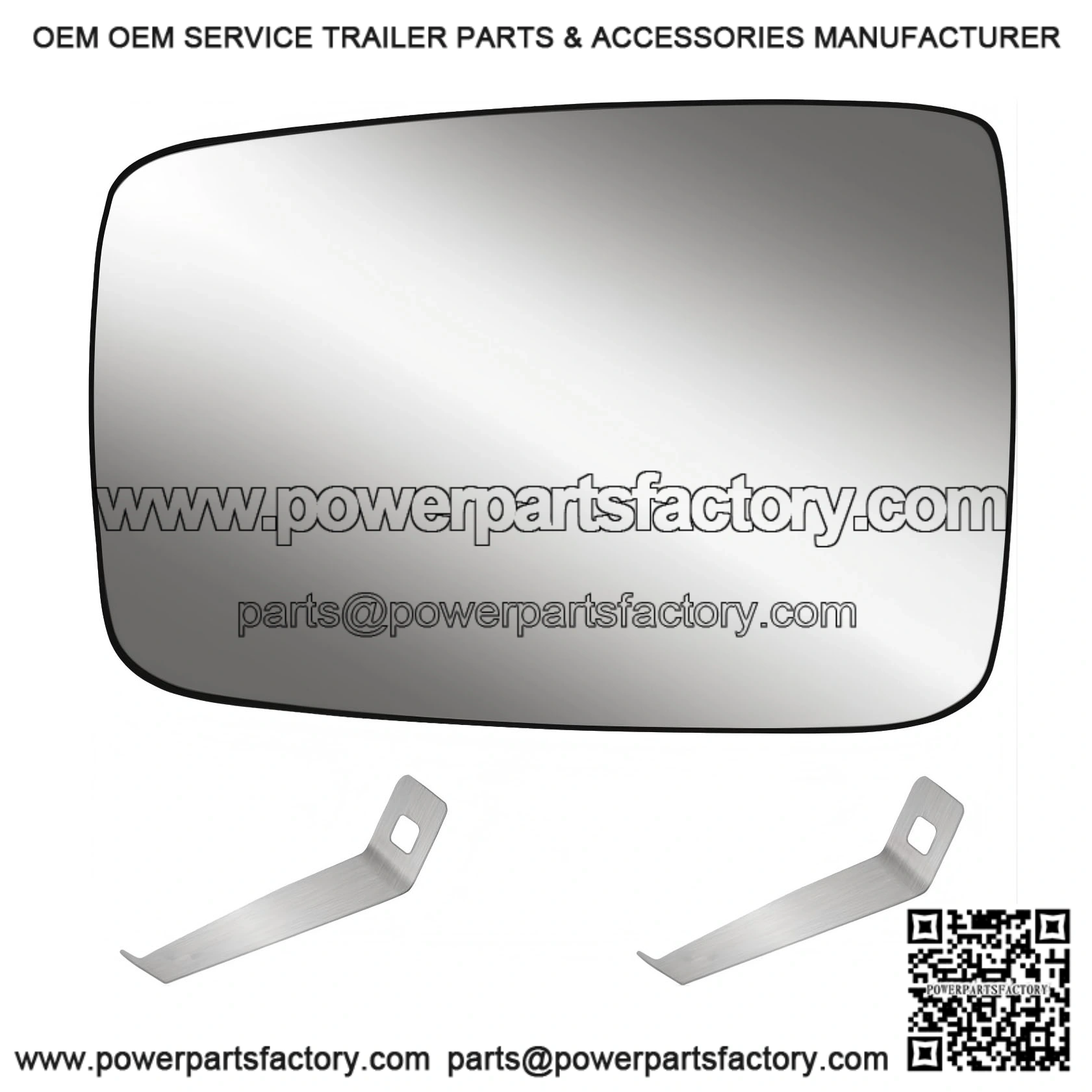 Heated Driver Side Mirror Glass - Convex Exterior with Backing Plate - Compatible with 2009-2018 Dodge Ram Pick-Up 1500, 2500 - Replaces 68079363AA, 68050299AA