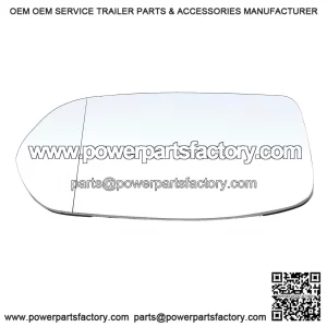 Non-Heated Driver Side Mirror Glass with Backing Plate - Flat Exterior Side View - Compatible with 2012-2016 Honda CR-V and 2016-2018 HR-V