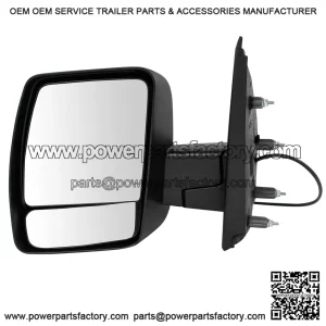 Textured Black Power Mirror Assembly, Compatible with 2012-2021 Nissan NV2500 NV3500 Driver Side
