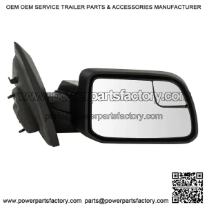 Power Heated Mirror Assembly with Puddle Light, Paint to Match, Compatible with 2011 Ford Edge (From 2-08-11 Production Date), 2012-2014 Edge Passenger Side
