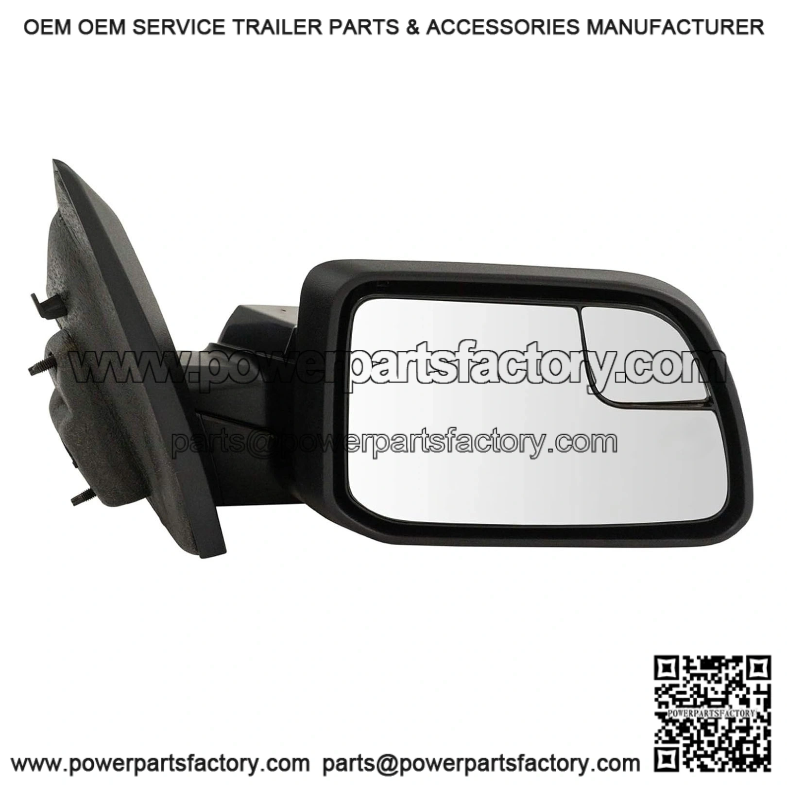 Power Heated Mirror Assembly with Puddle Light, Paint to Match, Compatible with 2011 Ford Edge (From 2-08-11 Production Date), 2012-2014 Edge Passenger Side