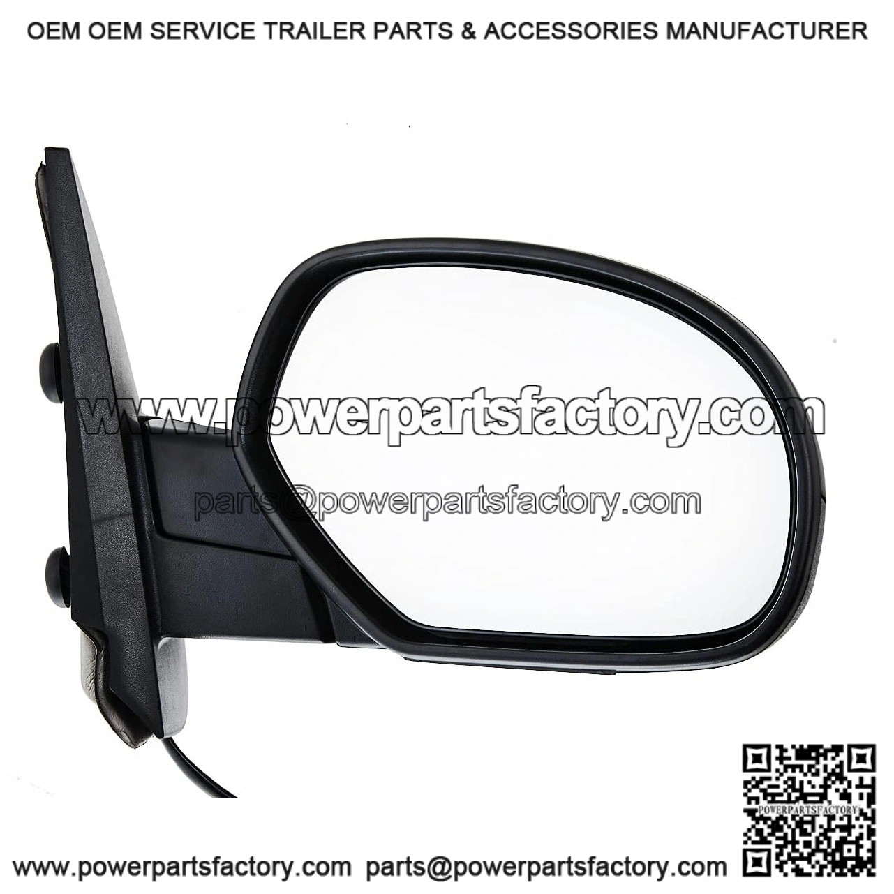 Right Side View Mirror Replacement, Power Heated, Manual Fold, Fit for 2007-2013 Chevy Silverado 1500 2500 HD 3500 HD, GMC Sierra 1500 2500 HD, GMC Yukon/Yukon XL 1500