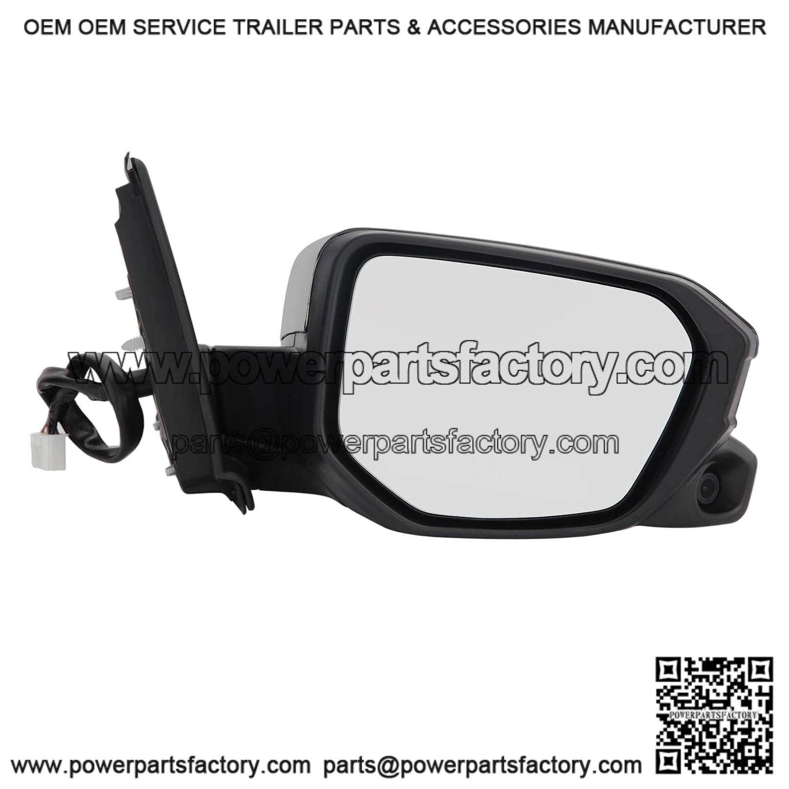 Passenger Side View Mirror Compatible with 2016-2021 Honda Civic, Power Heated with Camera
