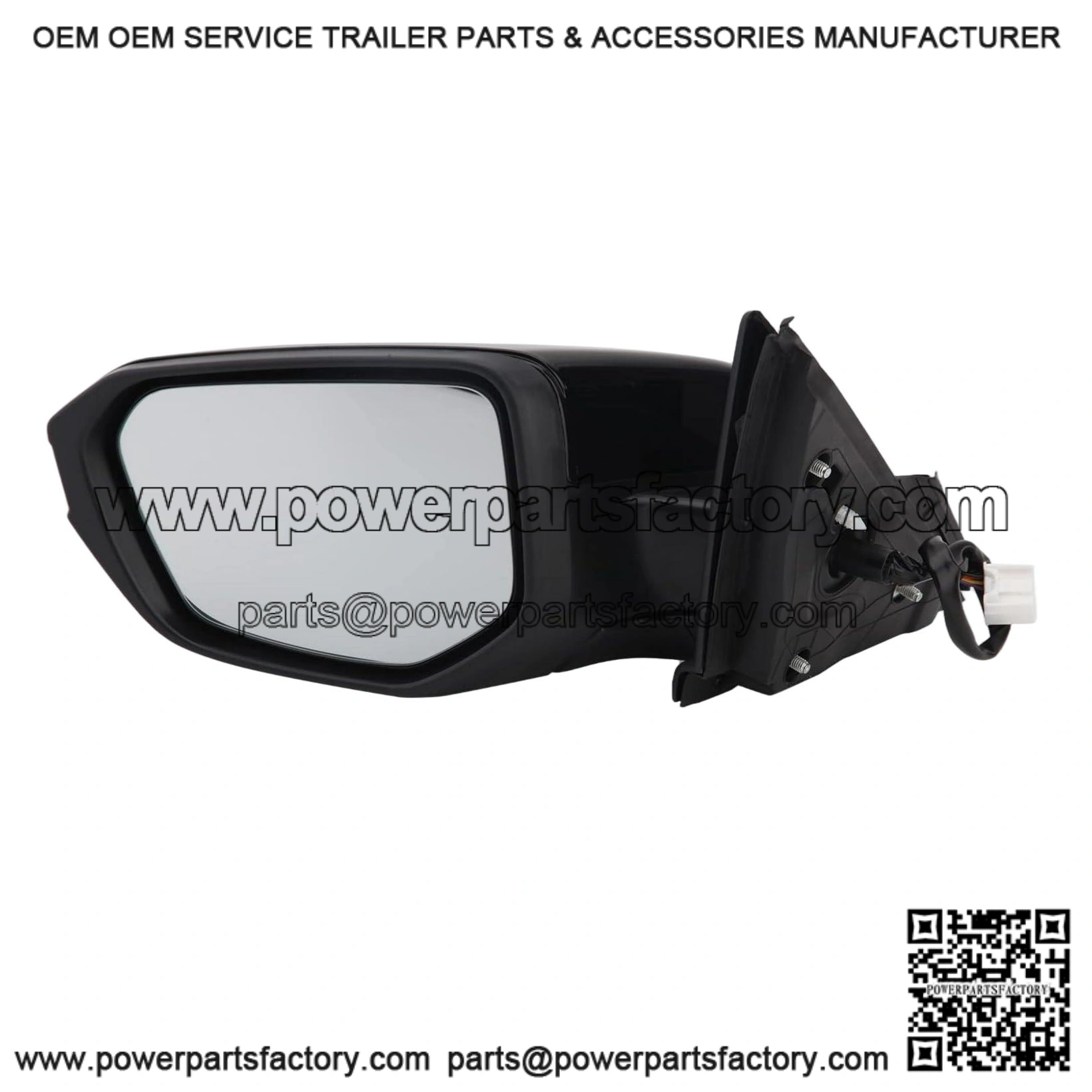Driver Side View Mirror Compatible with 2016-2021 Honda Civic, Power Heated, Left Side Mirror Replace # 76258TBAC02ZA, 5 Pins (Heated)