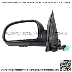 Driver Side Mirror Compatible with 2002-2009 Chevy Trailblazer, 2002-2006 GMC Envoy, Manual Folding, Heated, Power Adjustment