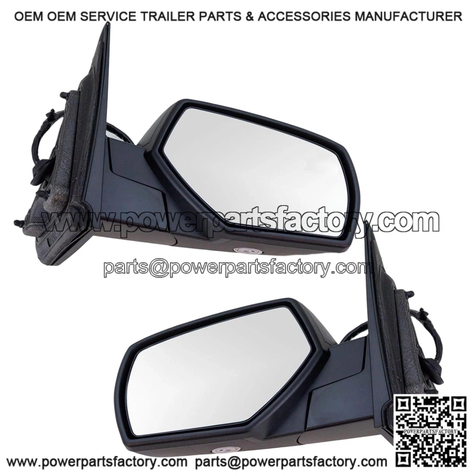 Left and Right Mirror Assembly Set, Power Heated, Memory, Turn Signal, Puddle Light, Power Folding, Compatible with 2014-2018 Chevrolet Silverado 1500, 2015-2019 Silverado 2500 3500 HD, 2014-2018 GMC Sierra 1500