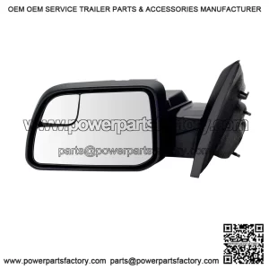 Driver Side Mirror Assembly, Power Heated, Puddle Light, Paint to Match, Foldaway, Compatible with 2012-2014 Ford Edge, 2011 Edge (From 2-08-11 Production Date)