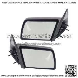 Driver & Passenger Side Mirrors, Non-Electric, Door Mirrors, Side Mirrors, For Chevrolet C1500 K1500 GMC C1500 K1500 1988-1999, Without Blind Spot Monitor, Paintable, Standard Cab