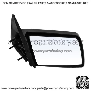 Passenger Side Manual Door Mirror Compatible with Chevrolet Tahoe, C1500/C2500/K1500/K2500 Suburban, Blazer, K1500/K2500/K3500 & GMC Yukon, K1500/K2500 Suburban/K3500 & Cadillac Escalade