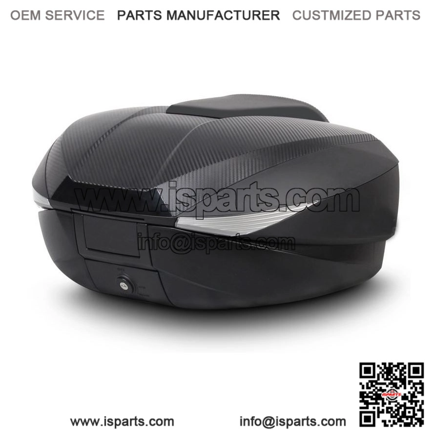 58L Expandable Carbon Fiber Top Box with Mounting Kit for QJ Motor SRT 550 (2022-2024)