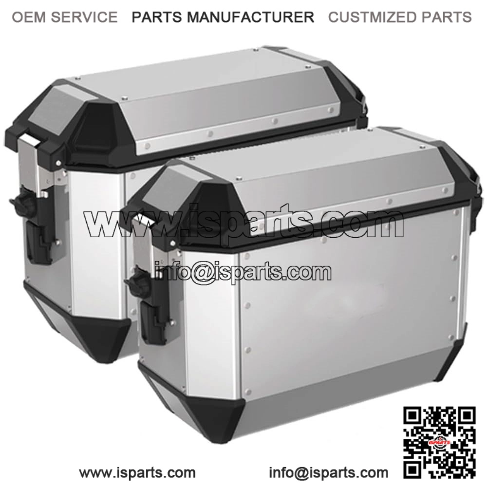 Aluminium 72L Side Cases for QJ MOTOR SRT 600 SX (2024) - Metal Motorcycle Luggage