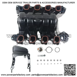 Upper Intake Manifold with Gaskets for 2001-2011 Ford Crown Victoria, Mustang, Explorer, Lincoln Town Car, Mercury Grand Marquis, Mountaineer V8 4.6L ?C 615-175, 9W7Z9424A