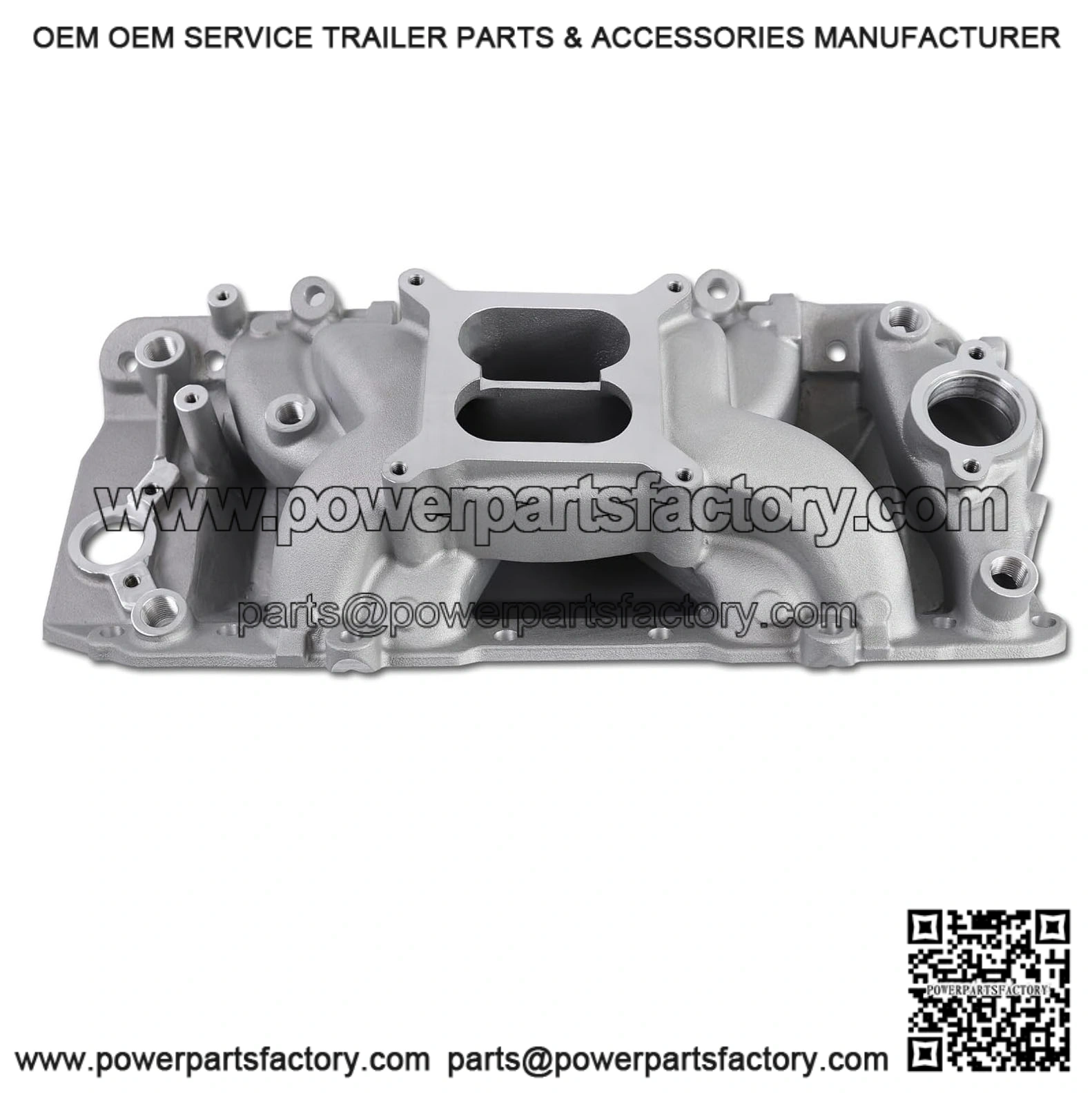 7561 53026 Air Gap Intake Manifold ?C Aluminum Dual Plane Compatible with Chevy Big Block BBC 1966-2000 396 402 427 454 6.5L 6.6L 7.0L 7.4L V8 Engine