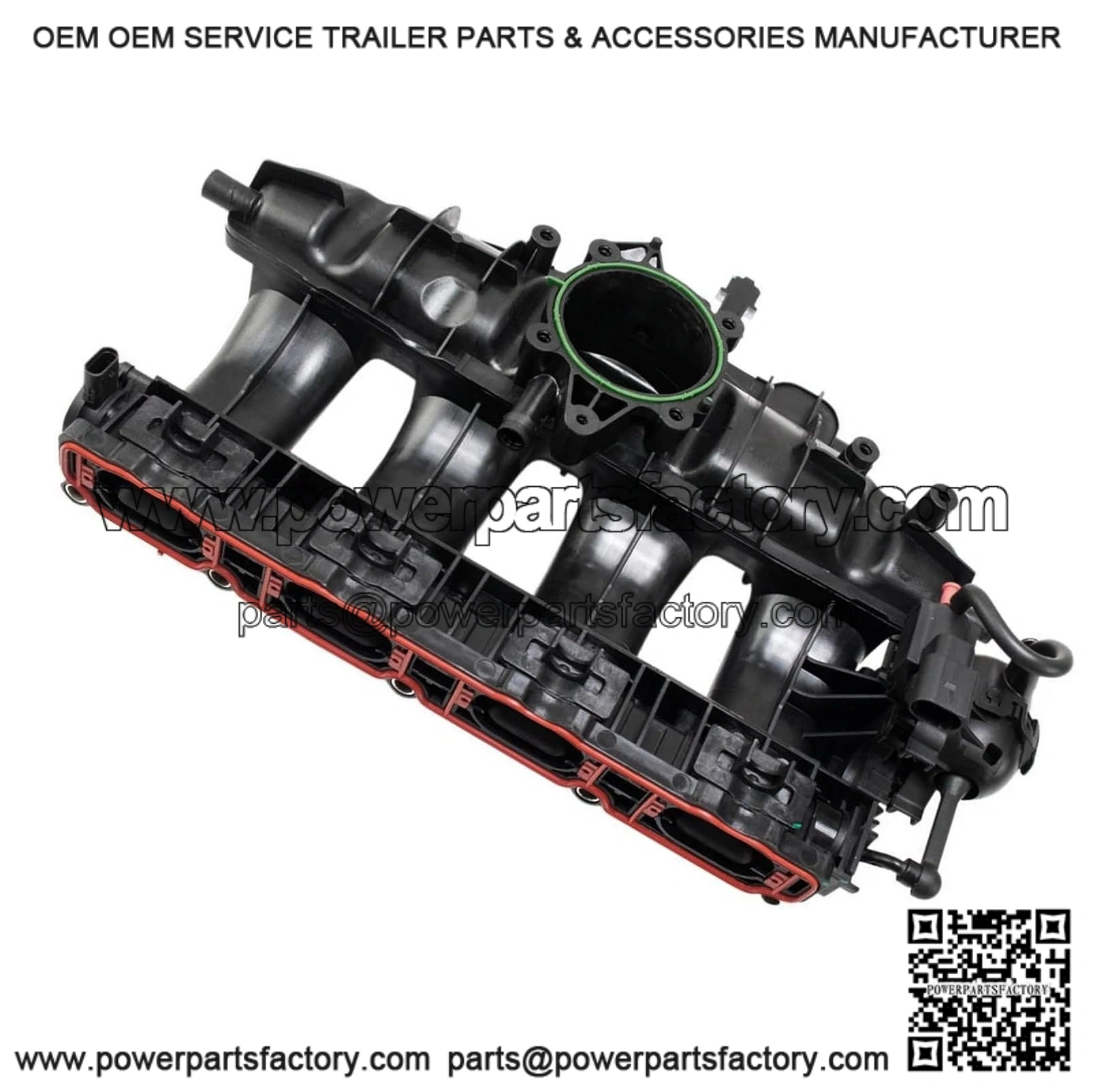 Engine Intake Manifold Assembly with MAP Sensor for Audi A3, TT, and 2008-2017 Volkswagen CC, Beetle, EOS, GTI, Jetta, Passat, Tiguan ?C 2.0L L4 ?C Replaces 06J133201BD, 06J133201BH, 06J133201AS