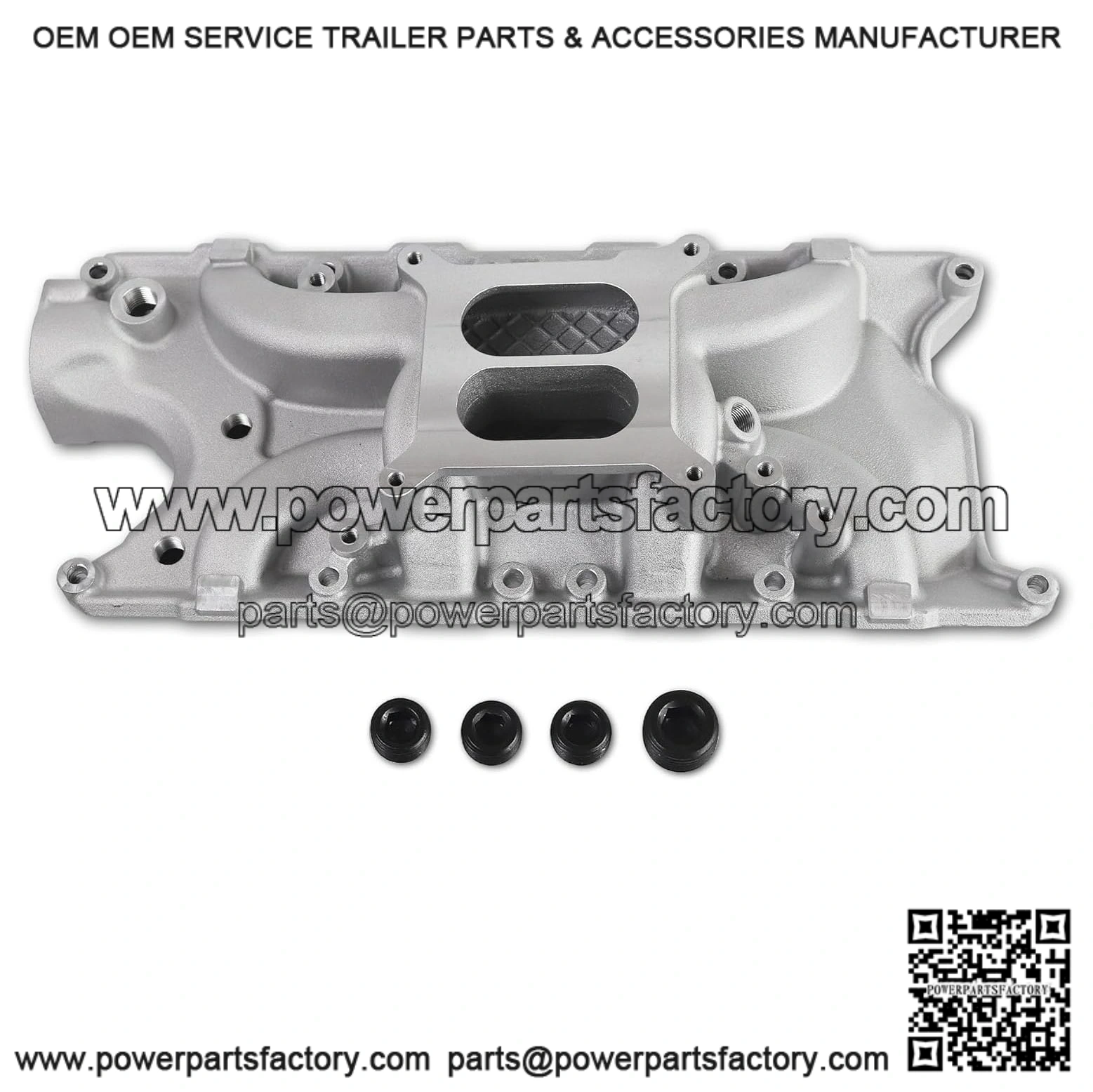 2121 8124 Intake Manifold ?C Aluminum Dual Plane Compatible with Ford Windsor Small Block SBF 1962-2001 260 289 302W V8 ?C Idle-6,500, DM-3212-N ?C Silver