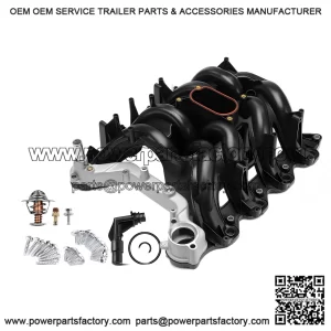 Upper Intake Manifold with Gaskets and Thermostat Kits ?C V8 5.4L Compatible with Ford E-Series, F-Series, F150, F250, F350, E150, E250, E350, E450, Excursion, Expedition ?C Replaces 2L1Z-9424-AA