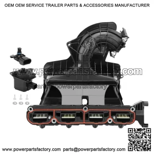 Intake Manifold with Runner Control Valve and MAP Sensor ?C Compatible with Chrysler, Dodge, Jeep Vehicles ?C Avenger, Caliber, Compass, Journey, Patriot, Sebring 2007-2017 ?C 2.4L 2.0L 1.8L