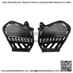 Black Aluminum Heel Guards for 2006-2026 Yamaha RAPTOR 700 700R YFM700