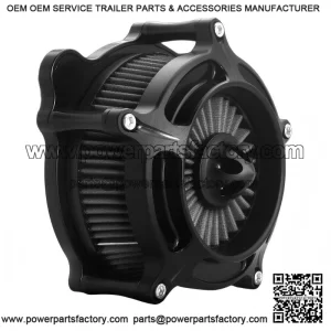 Black Air Intake Filter ?C for Harley Softail FLSTNI FXST Slim FLS 00-15