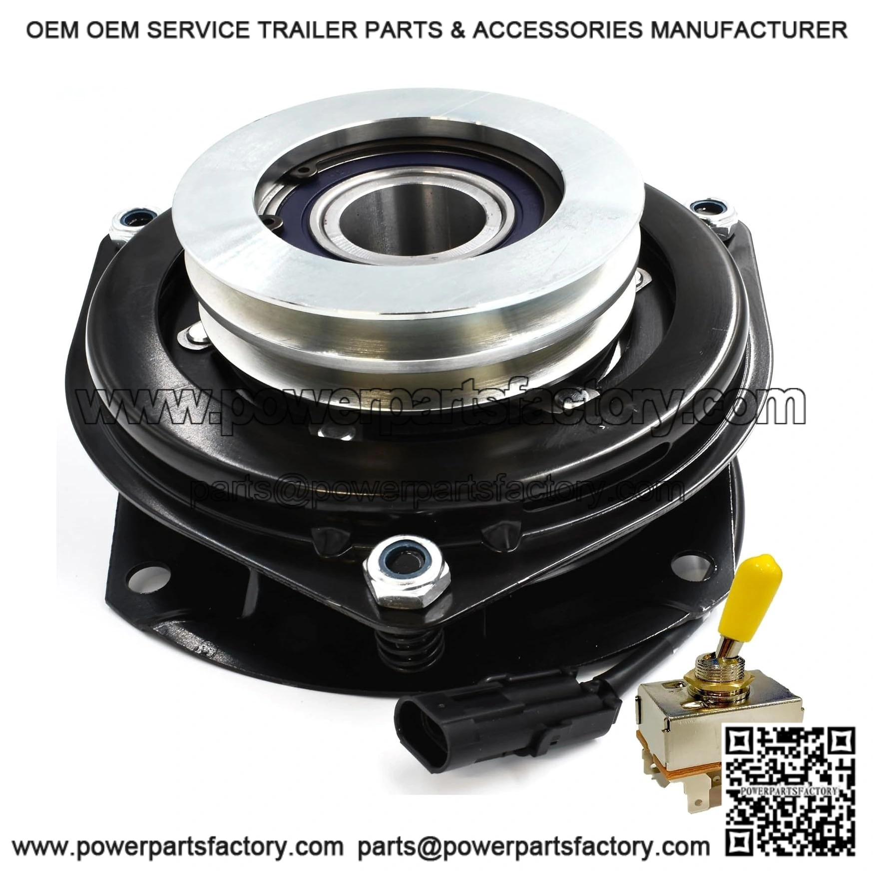 AM104238 Billet Pulley Electric PTO Clutch & AM39489 PTO Switch Set