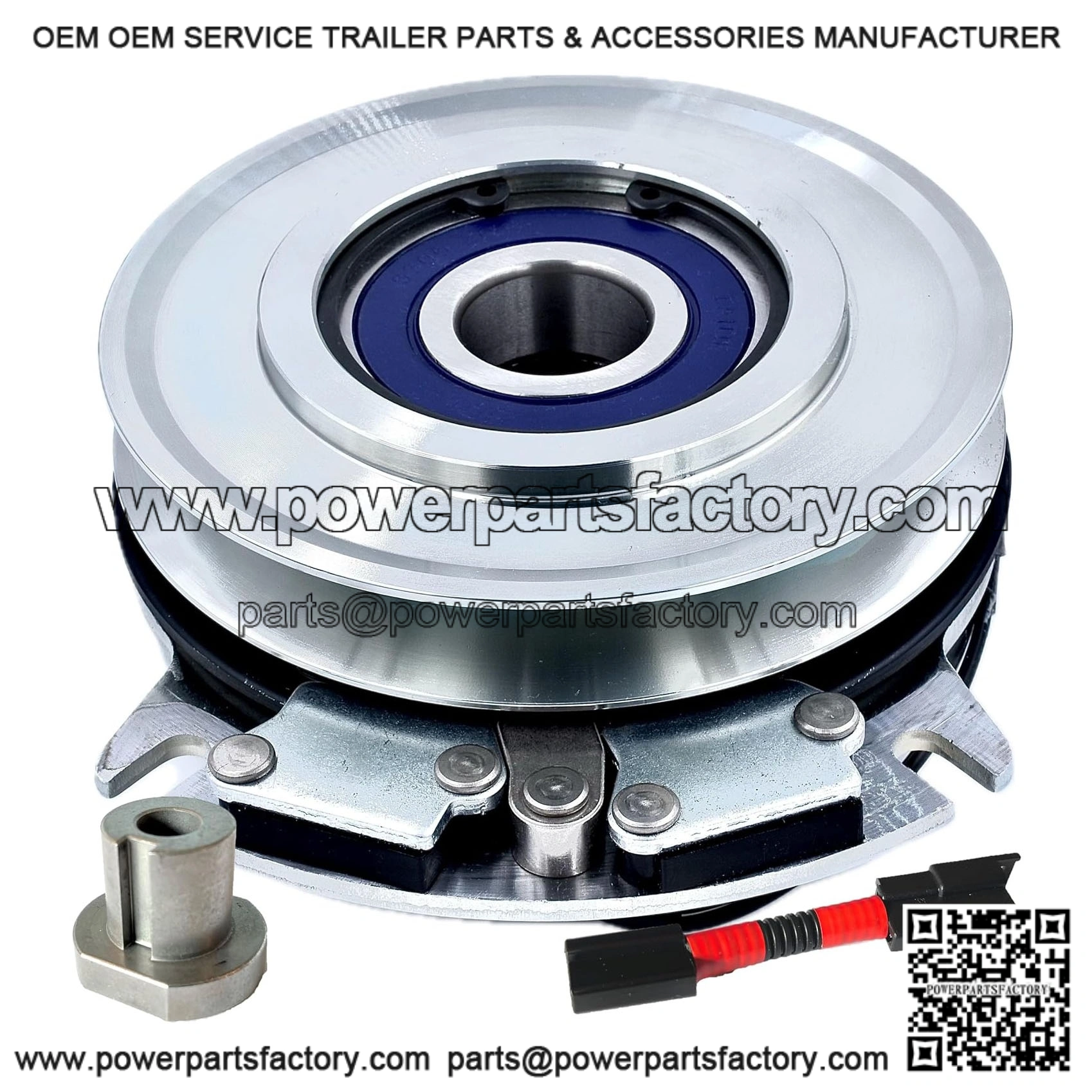 210ftlb Billet Pulley PTO Clutch for Hustler 606404, 606404K, 5218-386 ?C with Integrated Diode