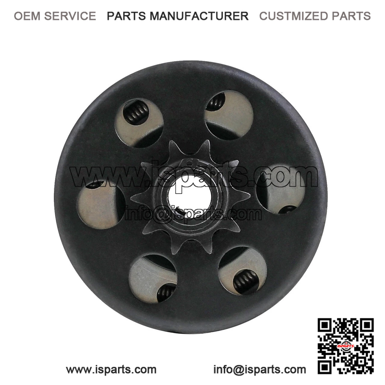 428 Chain with 16mm (5/8") Bore 10T Centrifugal Clutch, for Go Karts, Mini Bikes, ATVs, and Buggies.