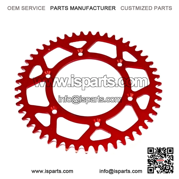 Red Rear ATV UTV Sprocket (52 Tooth) for Gas Gas WILD HP 450 Quad (2004-2006)