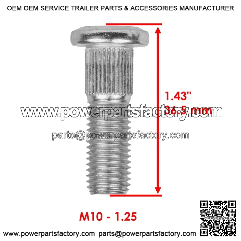 Honda TRX300 Fourtrax 300 2X4 1988 1989-2000 8 Front Wheel Hub Stud Bolt - Image 2