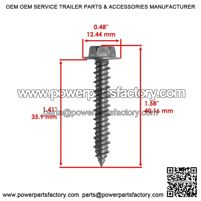 Polaris Clutch Cover Mounting Screw M6x35 Qty 8 7519330 Screw Bolts - Image 2