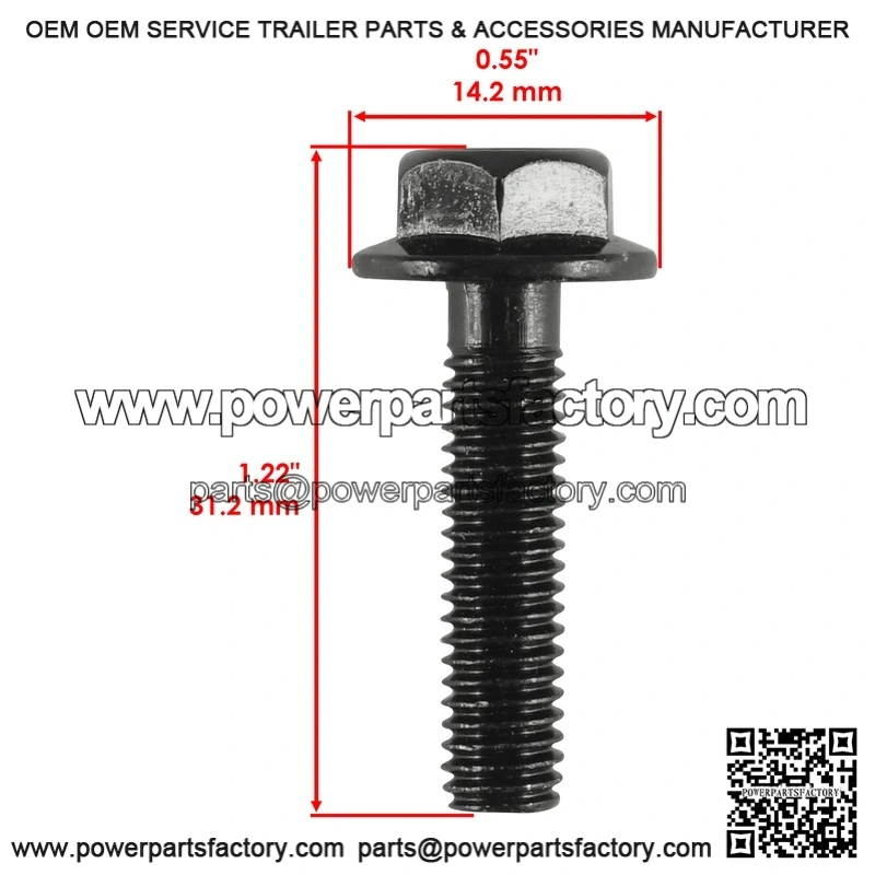 Yamaha 95817-06025-00 91001-06025-00 95812-06025-00 Flanged Head Bolt - Image 2