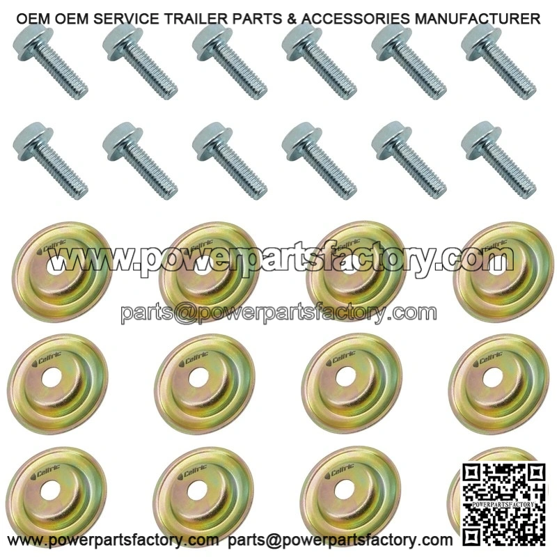 Polaris RZR XP 900 EFI 2011-2012 / M6 X 1.0 Skid Plate Screw Bolt w/ Washer