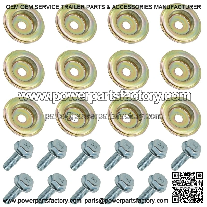 Polaris RZR XP 900 EFI 2011-2012 / M6 X 1.0 Skid Plate Screw Bolt w/ Washer - Image 4