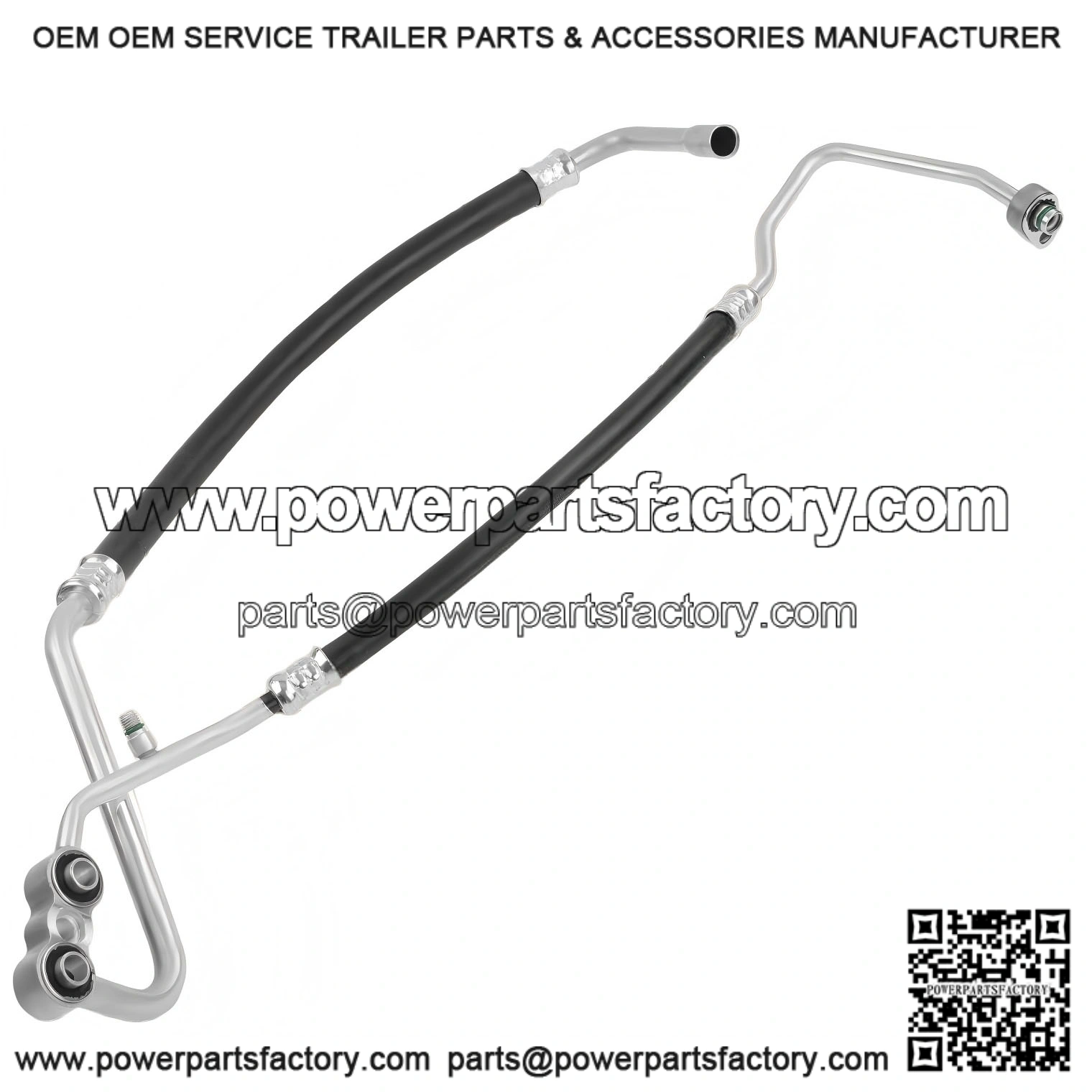 A/C Suction & Discharge Line Hose Assembly for Dodge Ram 2500 2006-2009 & Ram 3500 2006-2007, 5.9L 6.7L, Diesel