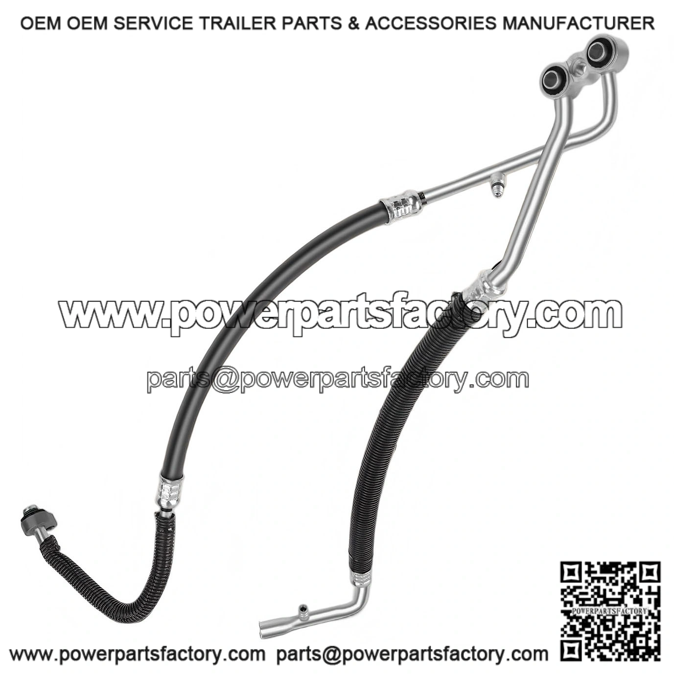 A/C Suction & Discharge Line Hose Assembly for Dodge Ram 2500/Ram 3500 2003-2005, Ram 4000 2005, 5.9L, OHV, Diesel