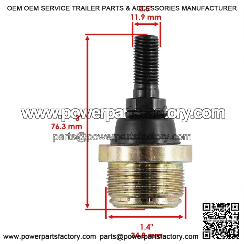 Honda TRX300 Fourtrax 300 88-92 42-1036 WE351036 0430-0562 Upper Ball Joint - Image 2